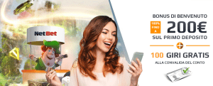 Netbet: bonus e promozioni presenti sul sito Gennaio 2026