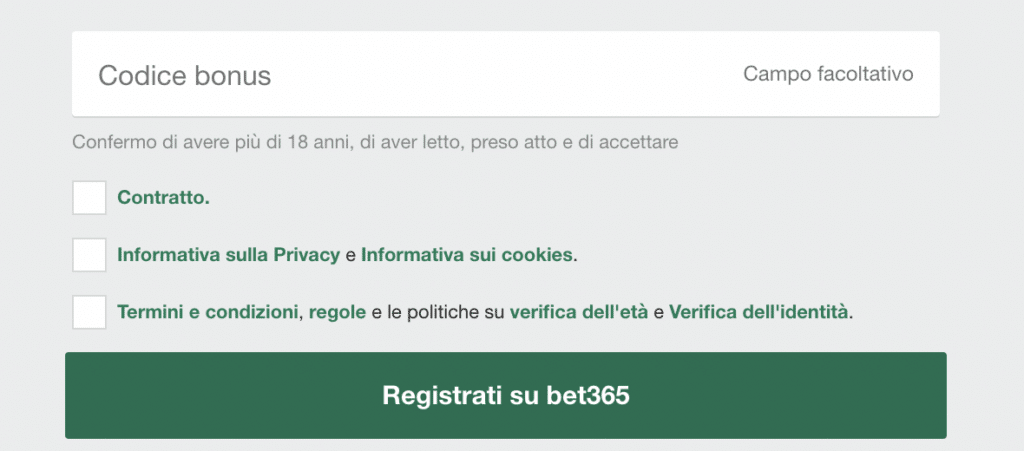 bet365 registrazione codice bonus bet365