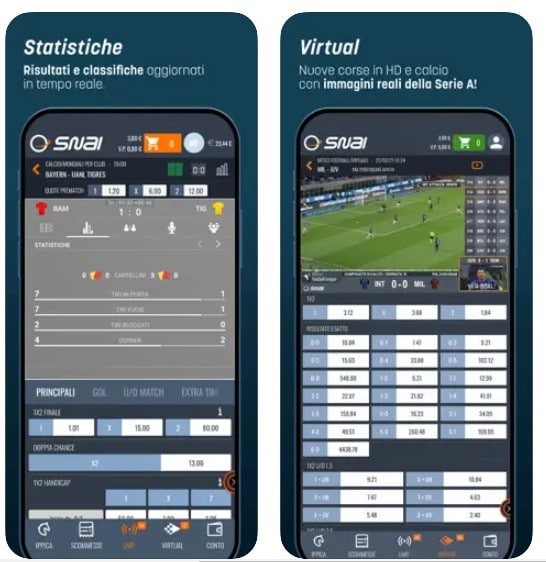 Sisal o SNAI L’App Mobile di SNAI