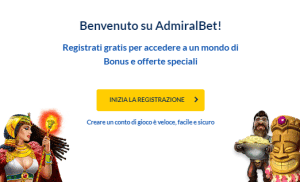 Admiralbet login e prima registrazione