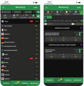 Betaland mobile, l’app per scommettere anche in mobilità