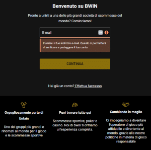 bwin login e tutti i passaggi per diventare un nuovo utente