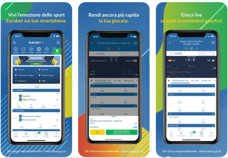 L’app più completa: Eurobet