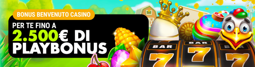 Lottomatica bonus casinò
