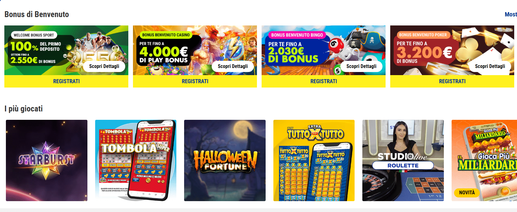 lottomatica codice promo