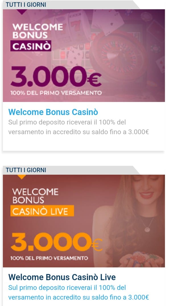 Betflag recensioni- Bonus casino