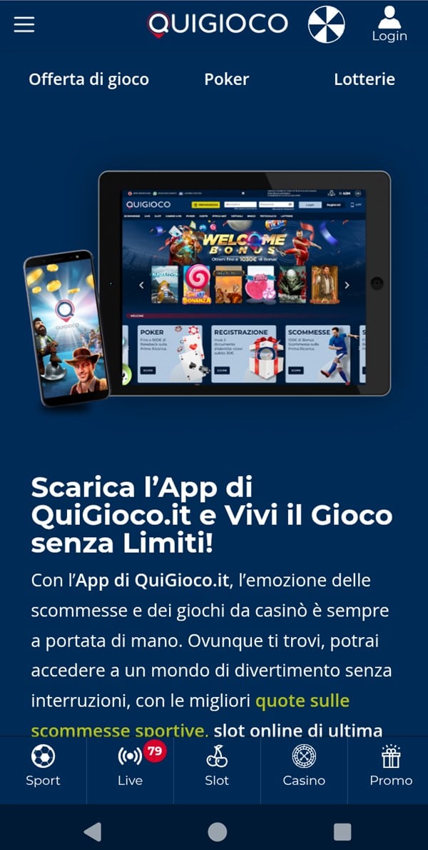 Quigioco App presentazione
